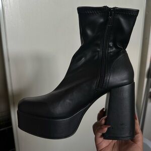 Black Platform Heels